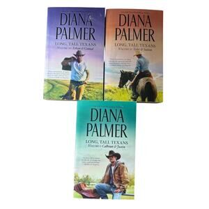 Diana Palmer Long Tall Texans Paperback Set Volumes 1 2 3 Romance Novels
